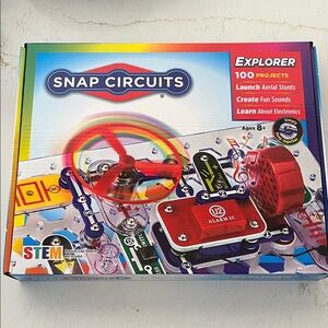 Snap Circuits Explorer Kids Electronics Kit - Red